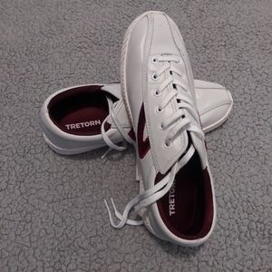 Tretorn white sneakers
